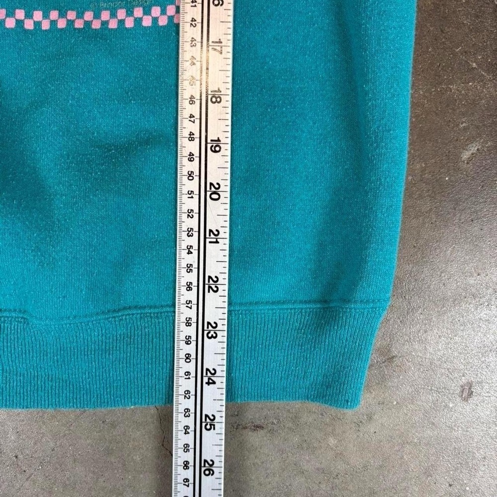 Vintage 90s pig farm blue sweatshirt Men's Size Medium - Picture 7 of 7